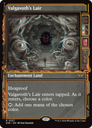 Valgavoth's Lair (DSK-327) [Duskmourn: House of Horror]: (Showcase) Foil