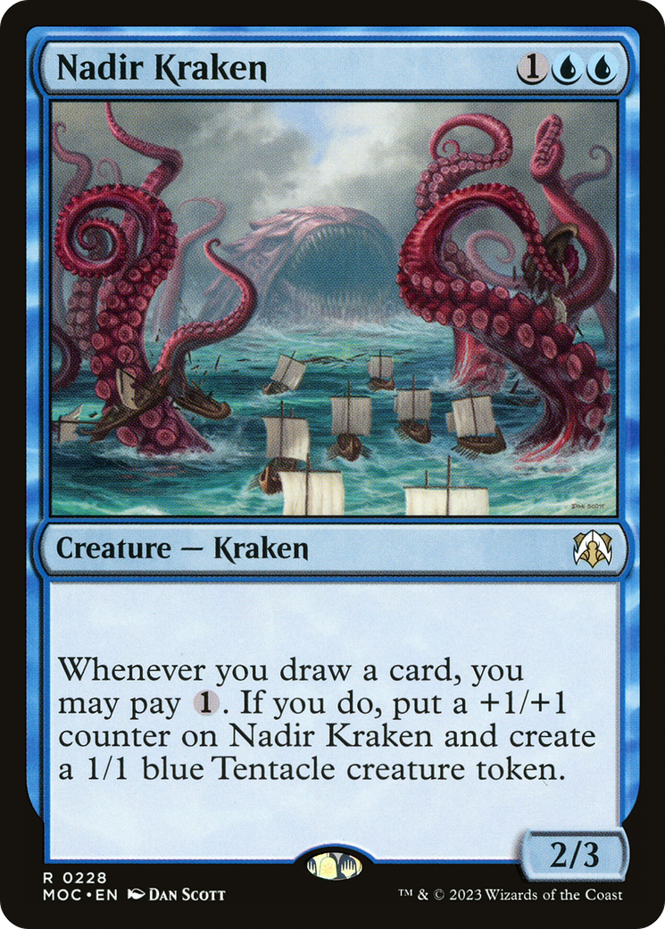 Nadir Kraken (MOC-228) [March of the Machine Commander]