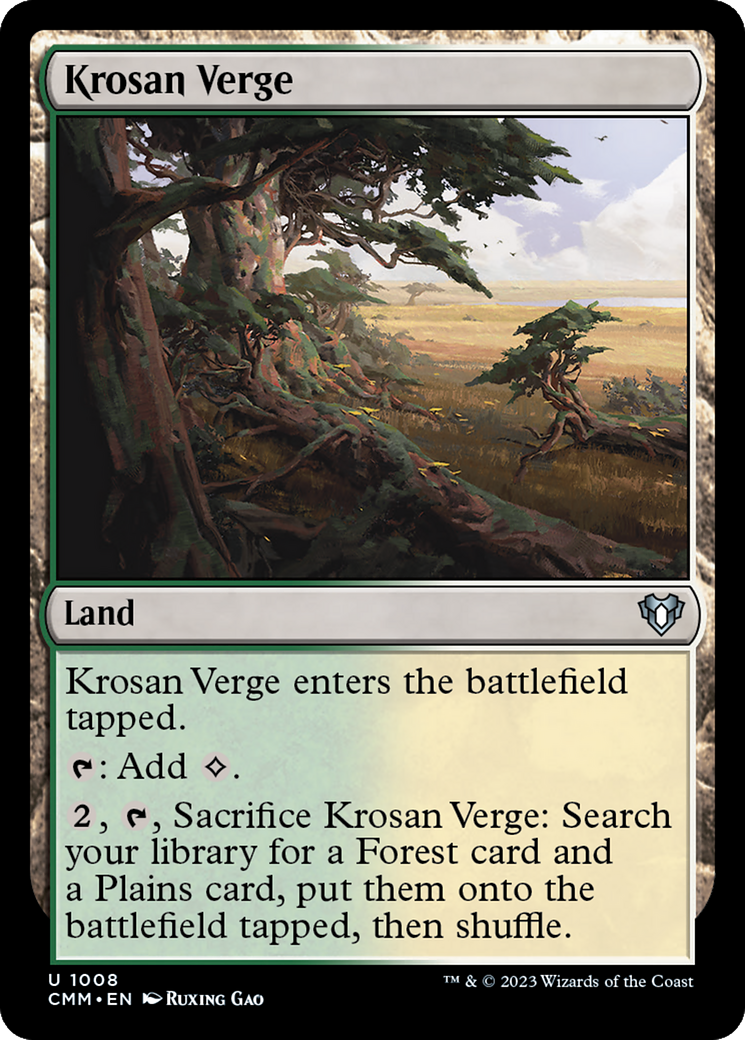 Krosan Verge (CMM-1008) [Commander Masters]