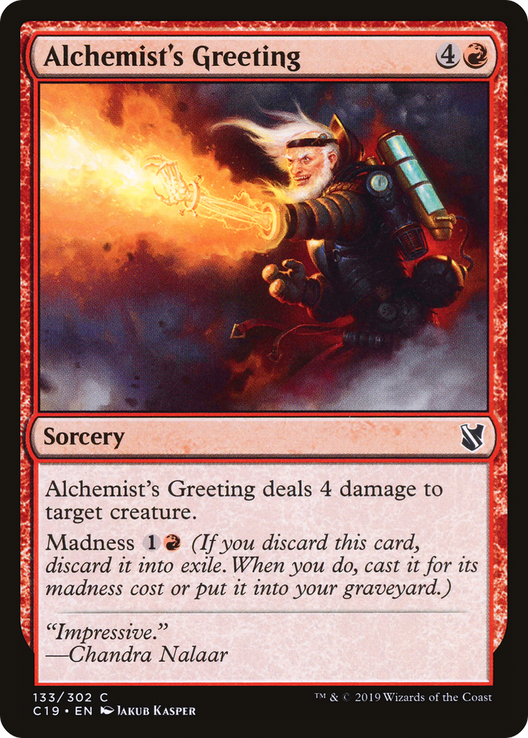 Alchemist's Greeting (C19-133) [Commander 2019]