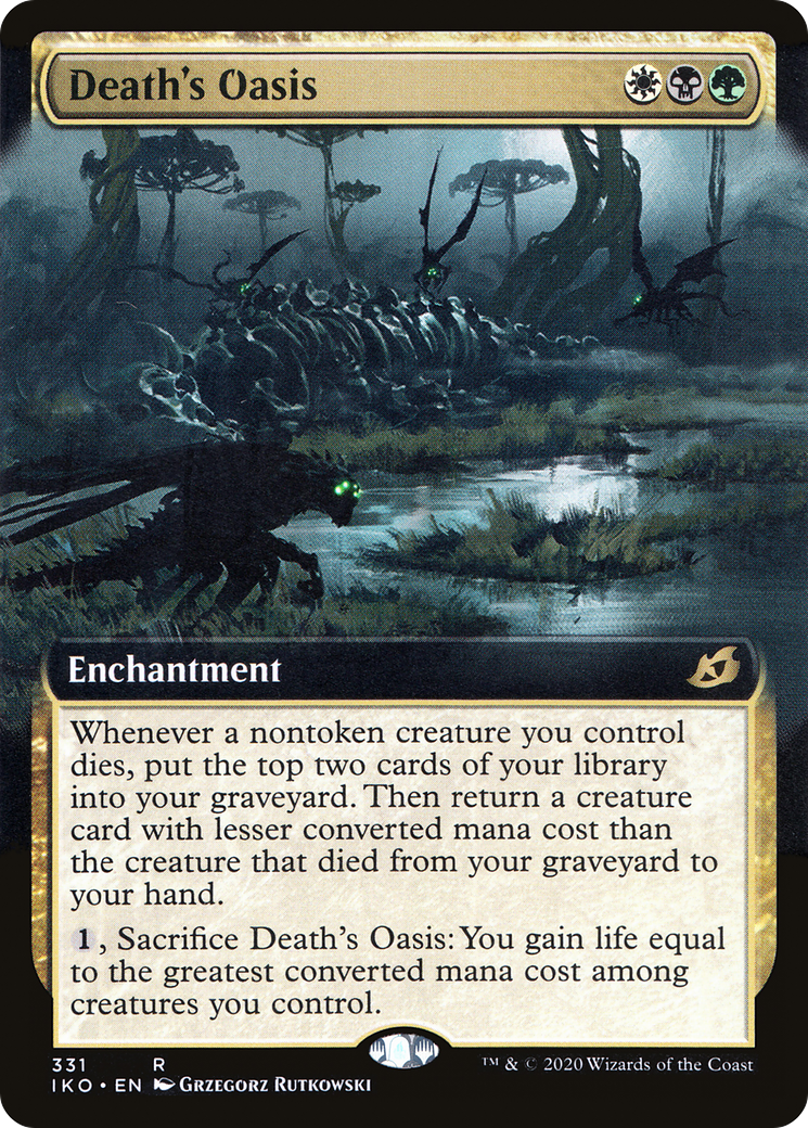 Death's Oasis (IKO-331) (Extended Art) [Ikoria: Lair of Behemoths]