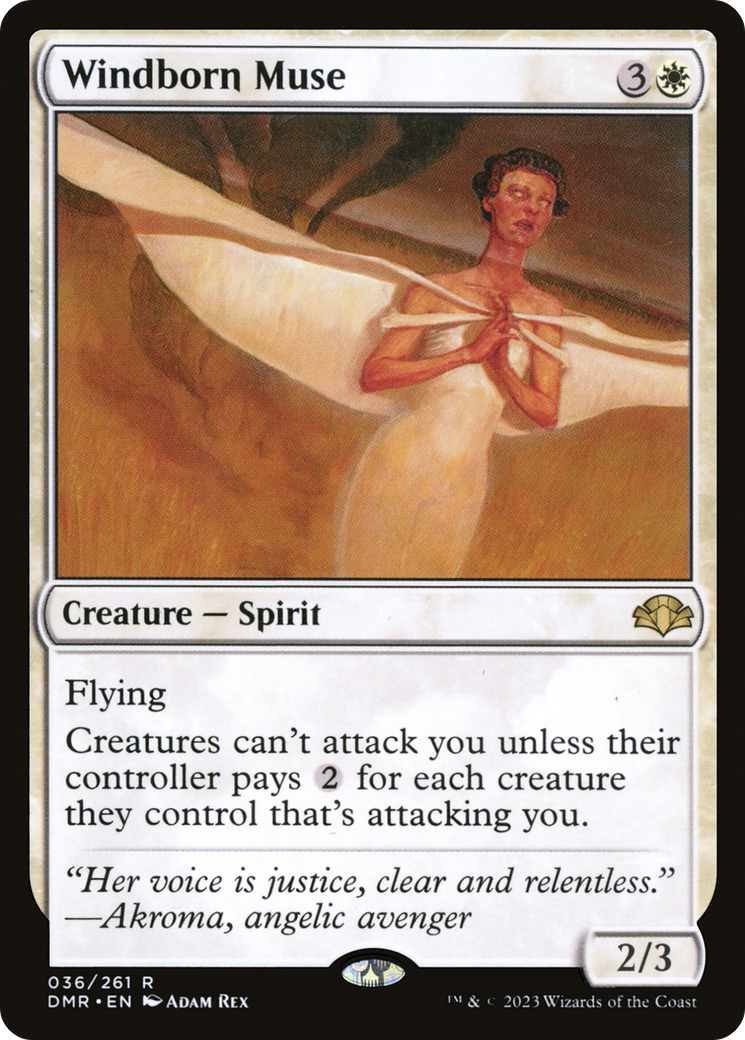 Windborn Muse (DMR-036) [Dominaria Remastered] Foil