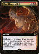 Hurl Through Hell (AFC-318) [Forgotten Realms Commander]: (Extended Art)