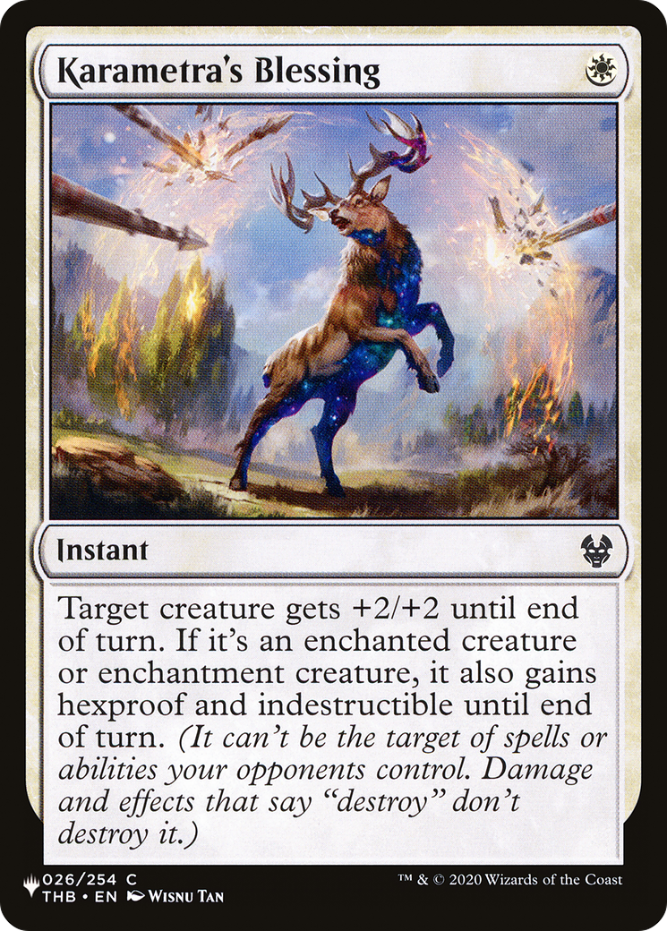 Karametra's Blessing (LIST-THB-26) [The List]