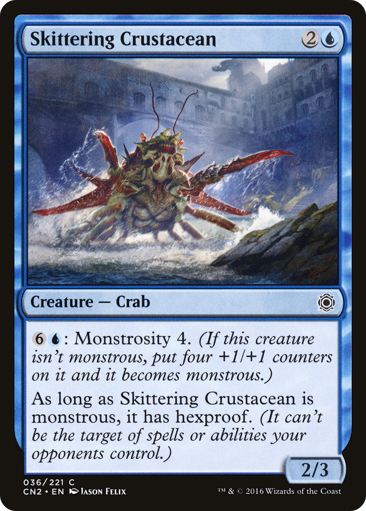 Skittering Crustacean (CN2-036) [Conspiracy: Take the Crown] Foil