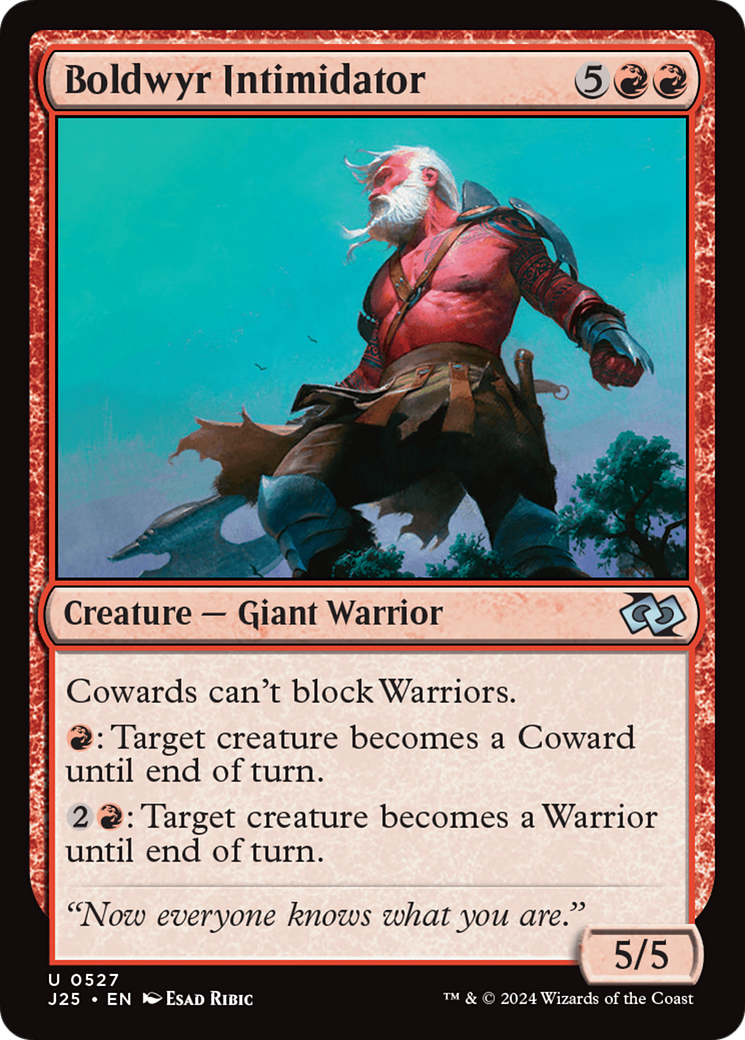 Boldwyr Intimidator (J25-527) [Foundations Jumpstart]