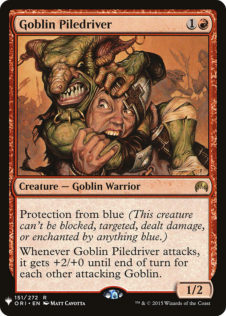Goblin Piledriver (LIST-ORI-151) [The List]