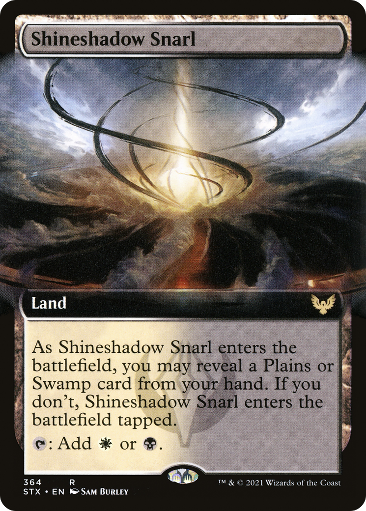 Shineshadow Snarl (STX-364) [Strixhaven: School of Mages]: (Extended Art)