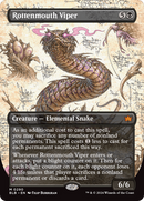 Rottenmouth Viper (BLB-290) [Bloomburrow]: (Showcase) (Borderless) Foil