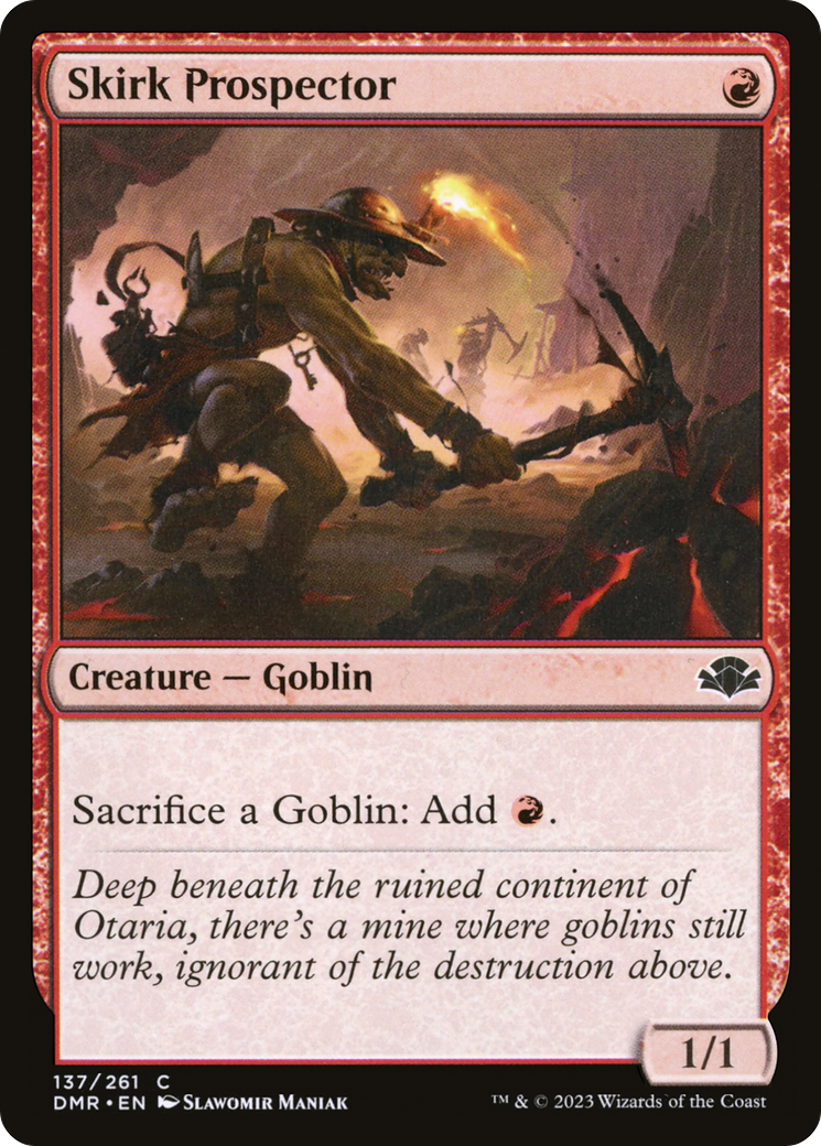 Skirk Prospector (DMR-137) [Dominaria Remastered] Foil