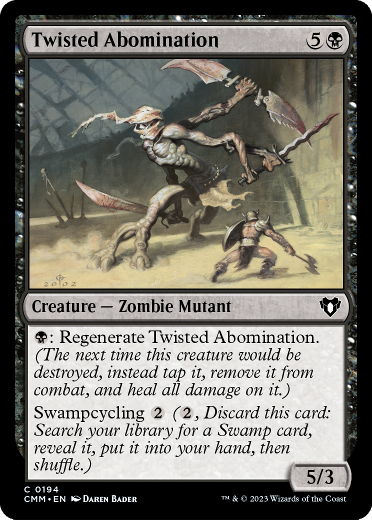 Twisted Abomination (CMM-194) [Commander Masters]