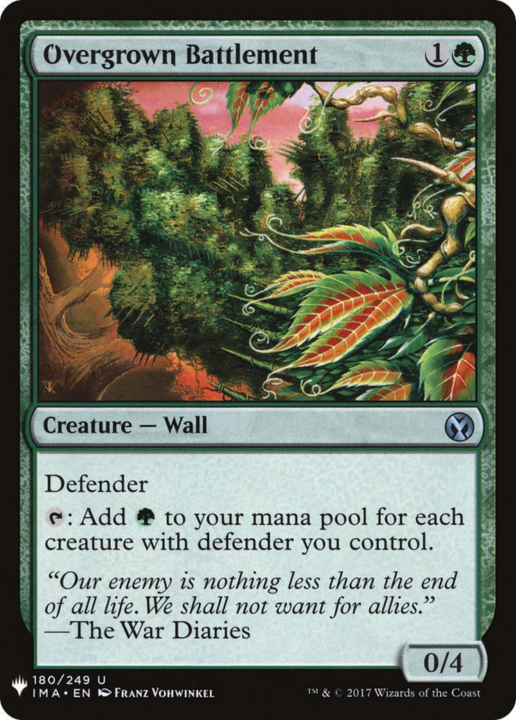 Overgrown Battlement (LIST-IMA-180) [The List]