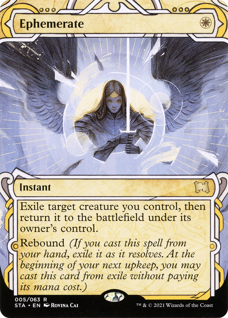 Ephemerate (STA-005) [Strixhaven Mystical Archive]: (Showcase) (Borderless)