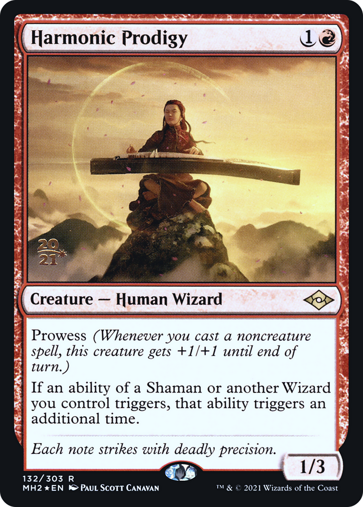 Harmonic Prodigy (PRE-132S) [Modern Horizons 2 Promos] Foil