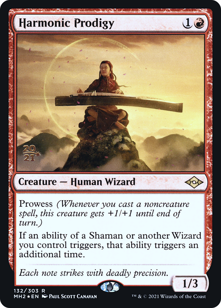 Harmonic Prodigy (PRE-132S) [Modern Horizons 2 Promos] Foil