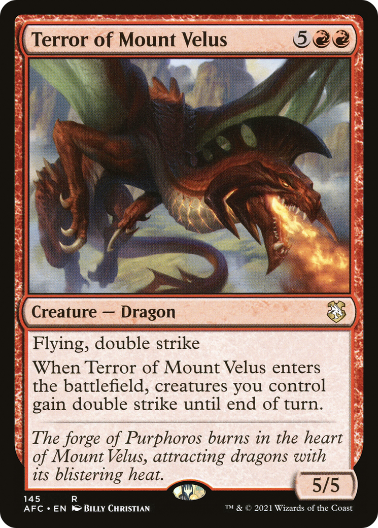 Terror of Mount Velus (AFC-145) [Forgotten Realms Commander]