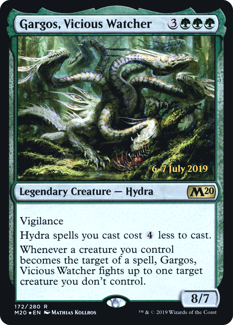 Gargos, Vicious Watcher (PRE-172S) [Core Set 2020 Promos] Foil