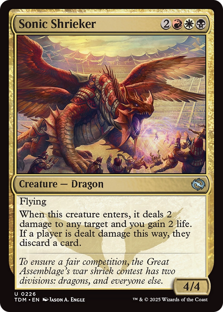 Sonic Shrieker (TDM-226) [Tarkir: Dragonstorm]
