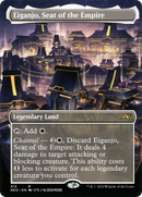 Eiganjo, Seat of the Empire (NEO-413) [Kamigawa: Neon Dynasty] (Borderless) Foil