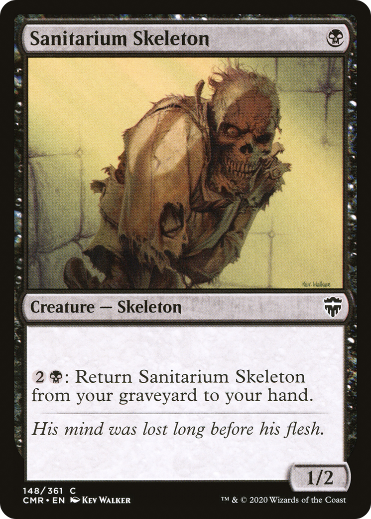 Sanitarium Skeleton (CMR-148) [Commander Legends]