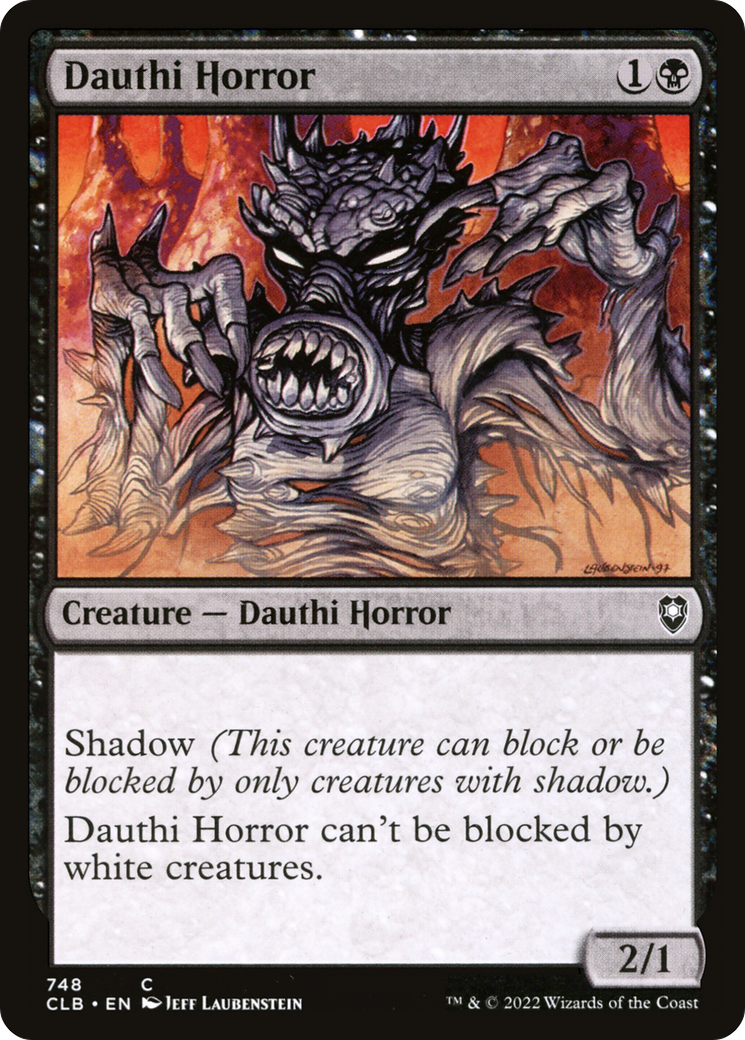 Dauthi Horror (CLB-748) [Commander Legends: Battle for Baldur's Gate]