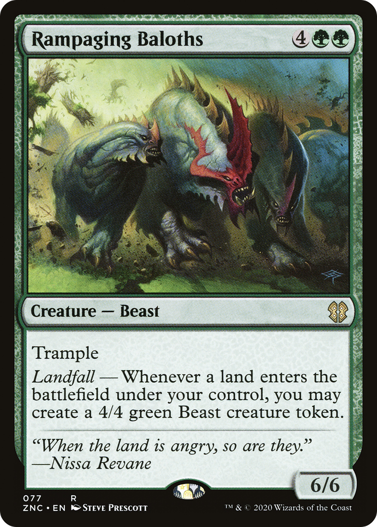 Rampaging Baloths (ZNC-077) [Zendikar Rising Commander]