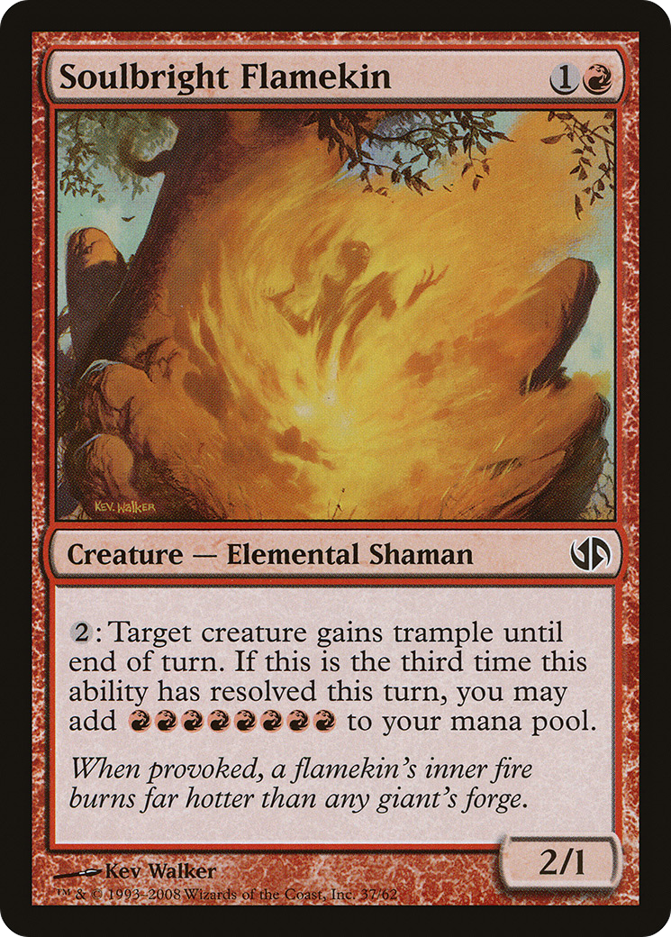 Soulbright Flamekin (DD2-037) [Duel Decks: Jace vs. Chandra]
