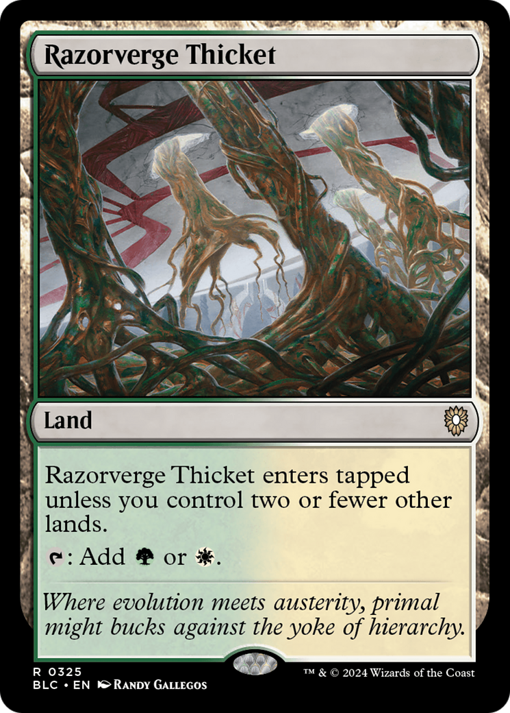 Razorverge Thicket (BLC-325) [Bloomburrow Commander]