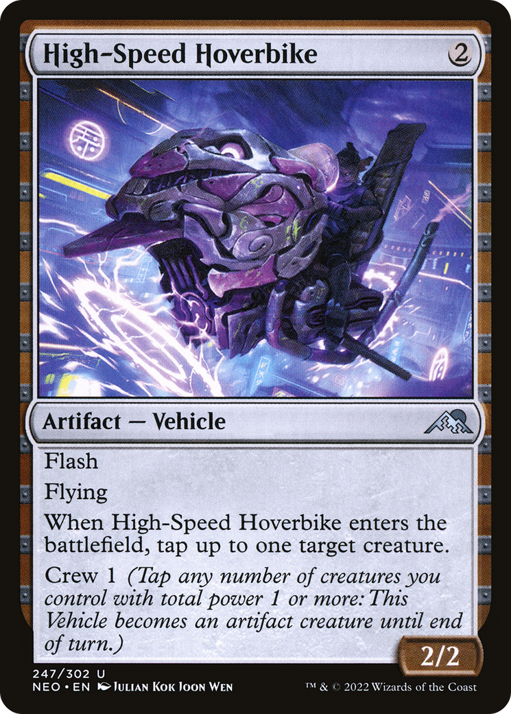 High-Speed Hoverbike (NEO-247) [Kamigawa: Neon Dynasty]