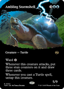 Ambling Stormshell (TDM-332) [Tarkir: Dragonstorm]: (Showcase) (Borderless) Foil