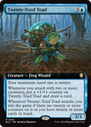 Twenty-Toed Toad (BLC-051) [Bloomburrow Commander]: (Extended Art)