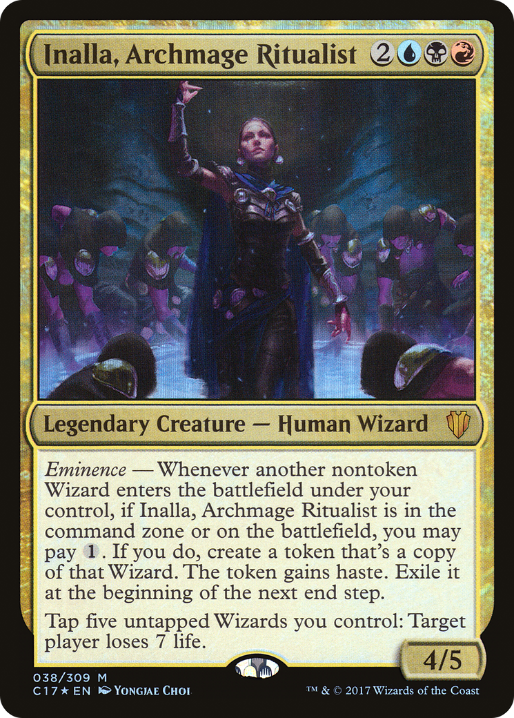 Inalla, Archmage Ritualist (C17-038) [Commander 2017] Foil