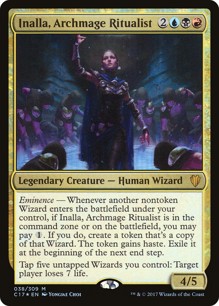 Inalla, Archmage Ritualist (C17-038) [Commander 2017] Foil