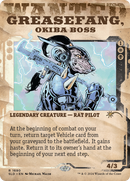 Greasefang, Okiba Boss (SLD-1690) [Secret Lair Drop]: (Showcase) (Borderless)