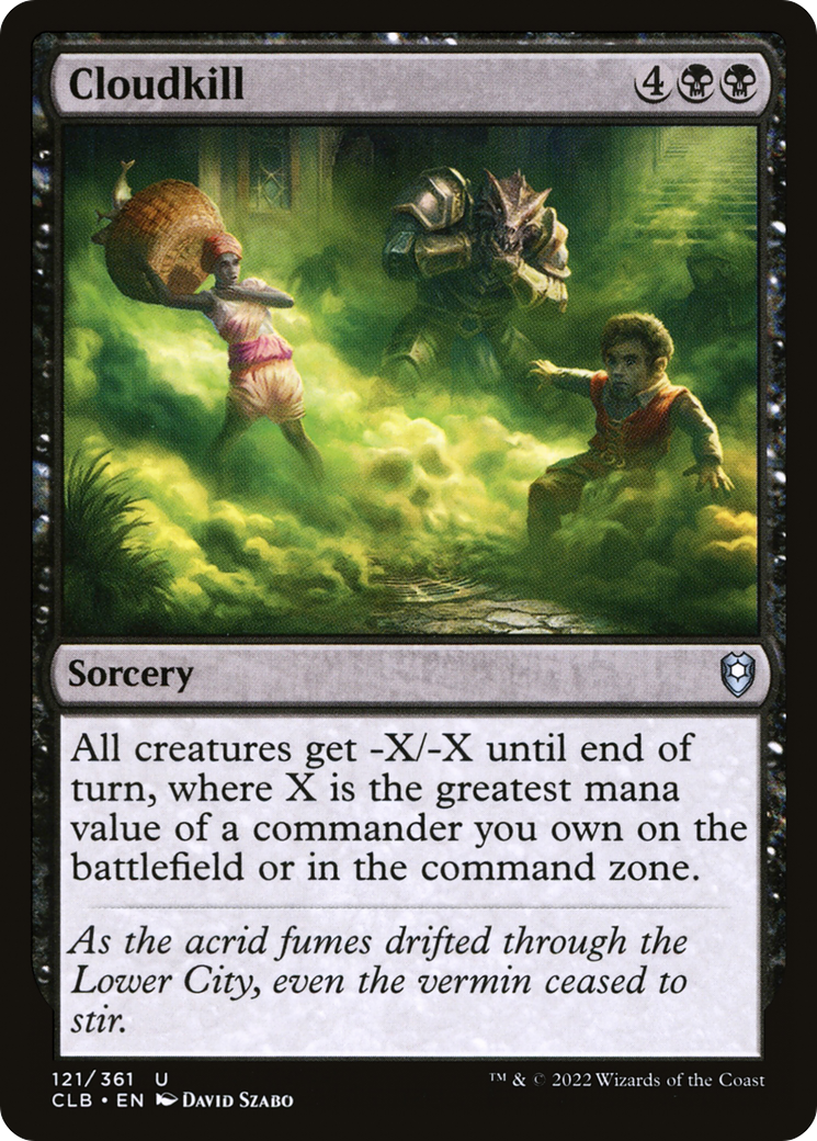 Cloudkill (CLB-121) [Commander Legends: Battle for Baldur's Gate]
