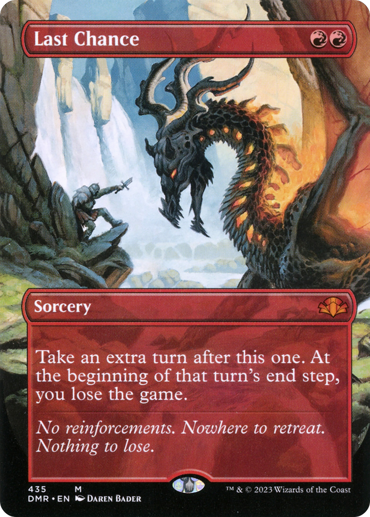 Last Chance (DMR-435) [Dominaria Remastered] (Borderless) Foil