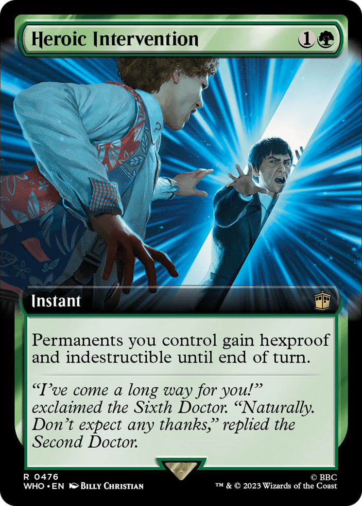 Heroic Intervention (WHO-476) [Doctor Who]: (Extended Art)