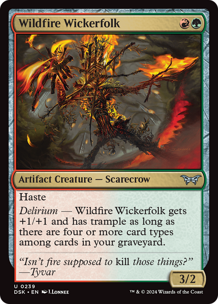 Wildfire Wickerfolk (DSK-239) [Duskmourn: House of Horror]