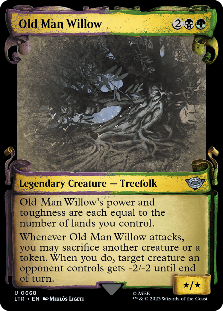 Old Man Willow (Showcase Scrolls) (LTR-668) [The Lord of the Rings: Tales of Middle-earth]