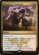 Kolaghan's Command (DTK-224) [Dragons of Tarkir]