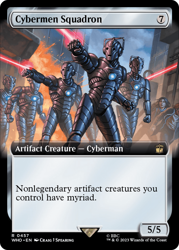 Cybermen Squadron (WHO-457) [Doctor Who]: (Extended Art)