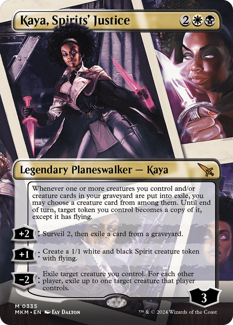 Kaya, Spirits' Justice (MKM-335) [Murders at Karlov Manor] (Borderless)