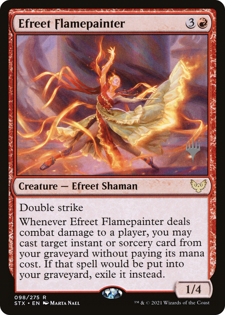 Efreet Flamepainter (PPSTX-98P) [Promo Pack: Strixhaven: School of Mages Promos]