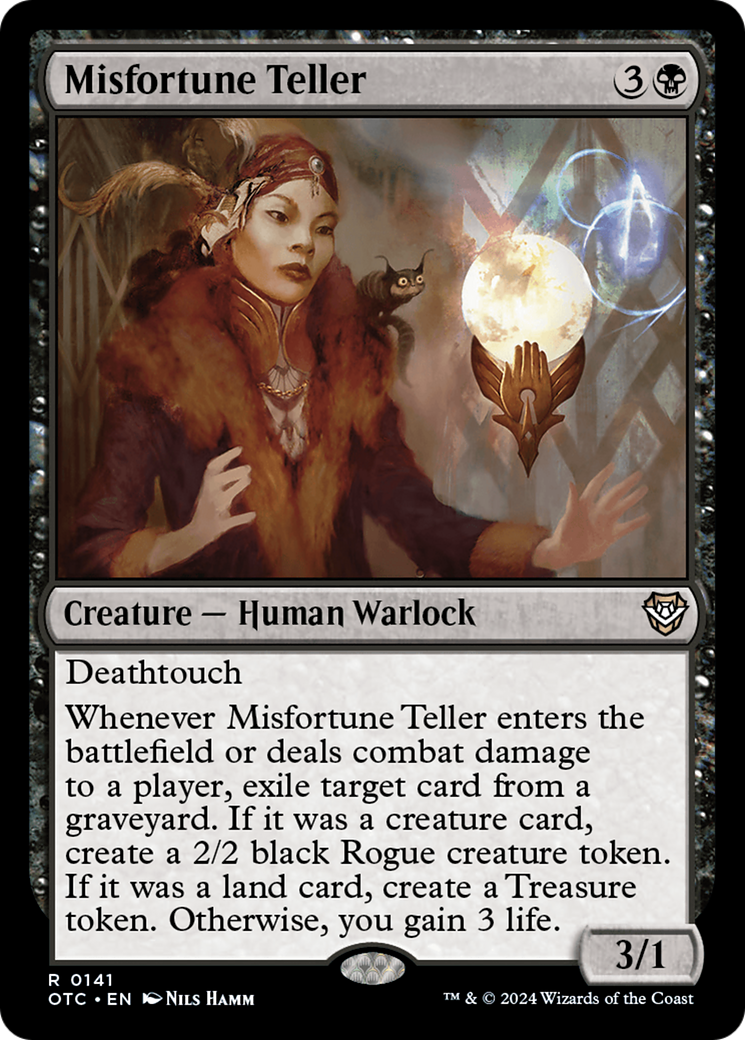 Misfortune Teller (OTC-141) [Outlaws of Thunder Junction Commander]