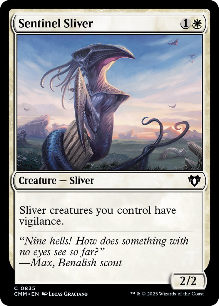 Sentinel Sliver (CMM-835) [Commander Masters]