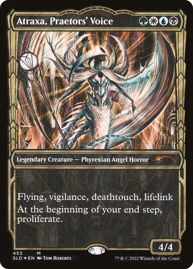 Atraxa, Praetors' Voice (SLD-453) [Secret Lair Drop]: (Showcase) Foil