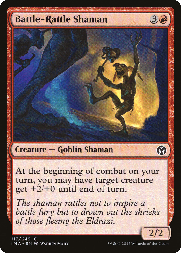 Battle-Rattle Shaman (IMA-117) [Iconic Masters]