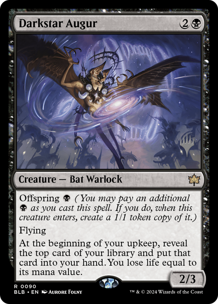 Darkstar Augur (PPBLB-90P) [Bloomburrow Promos]