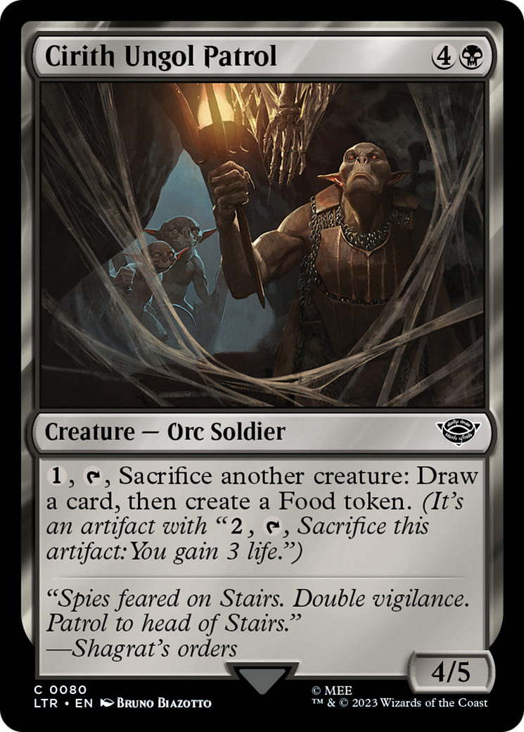Cirith Ungol Patrol (LTR-080) [The Lord of the Rings: Tales of Middle-earth] Foil
