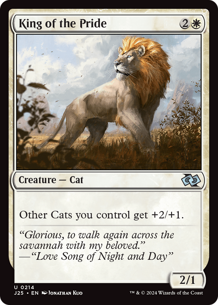 King of the Pride (J25-214) [Foundations Jumpstart]